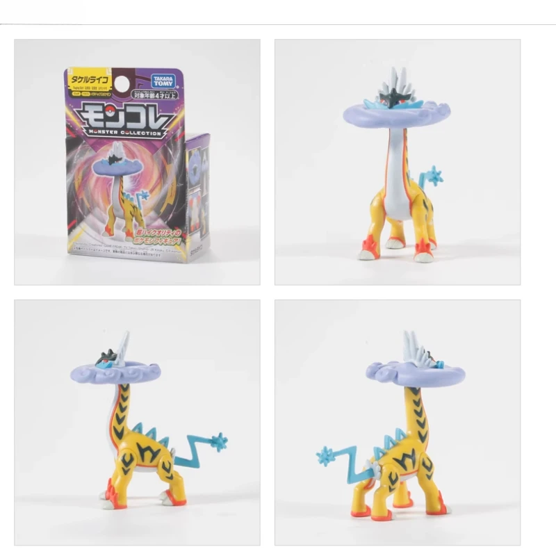 TAKARA TOMY-Figurines miniatures Pokémon Raging Bolt, Collection cancers, Modèle de jouet pour enfants, Ornements de paradoxe, Cadeau d'anniversaire