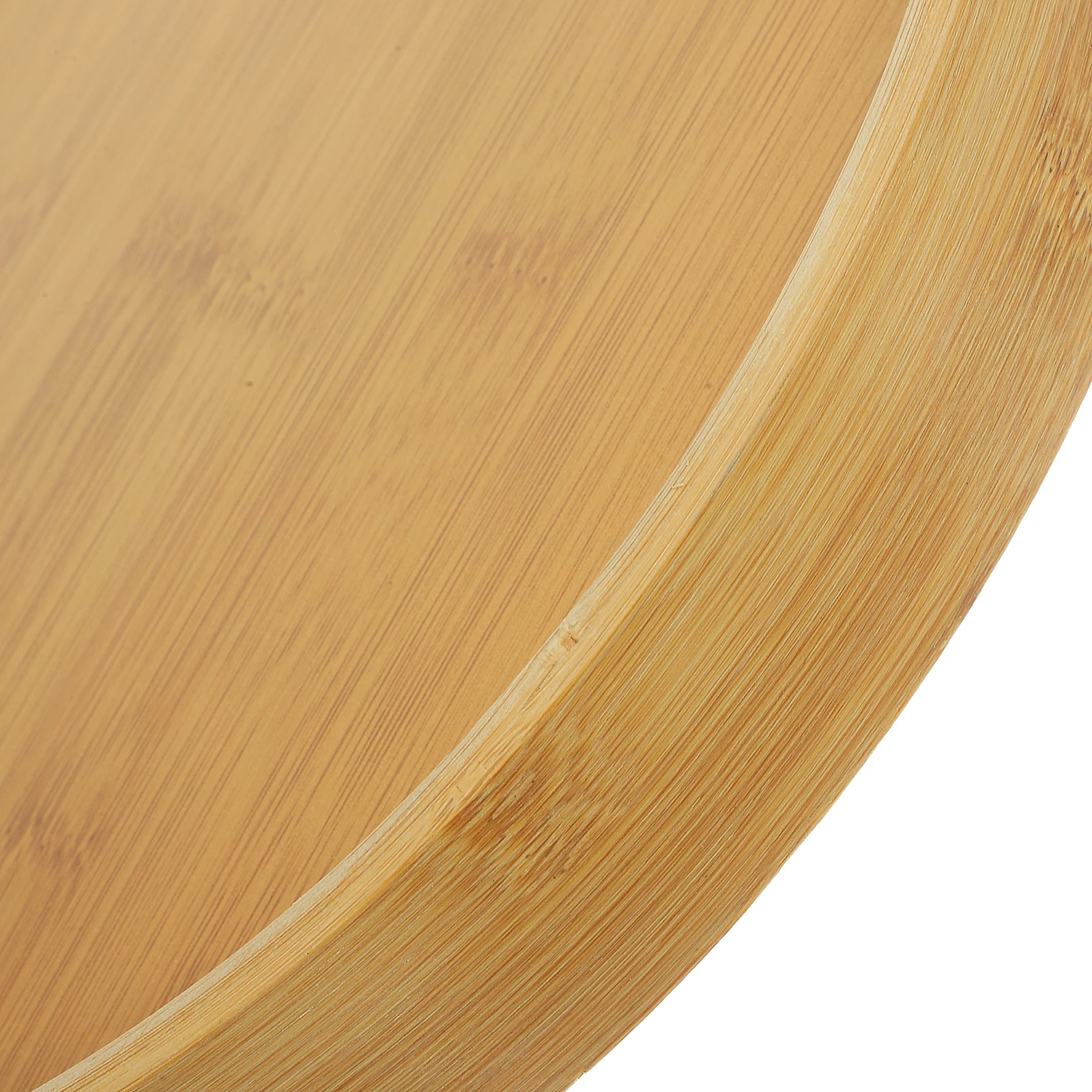 

Portable Round 30x30x4cm Bamboo Style Coffee Snack Food Serving Plate Home Food Bamboo Serving Tray Tray Party Restaurant
