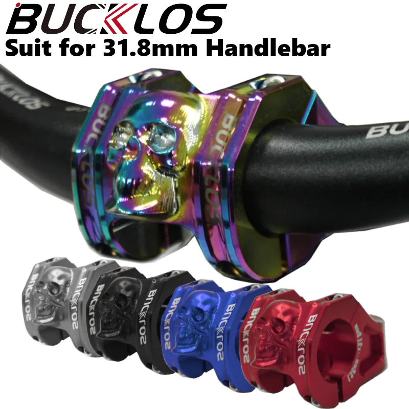 BUCKLOS Bicycle Stem CNC Mountain Bike Bridge Lightweight 31.8mm Aluminum Alloy Cycling Stem Riser Table Bicycle Accessorie