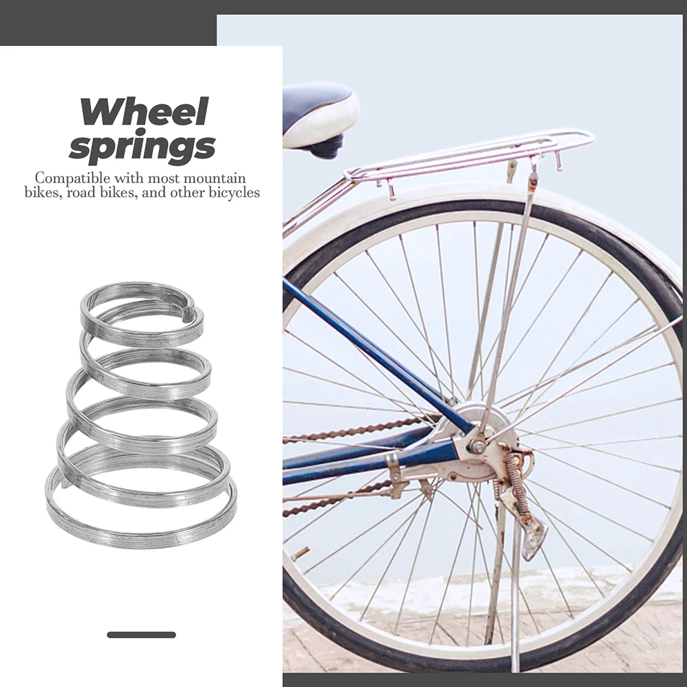 

20Pcs Quick Release Wheel Skewer Springs Sturdy Stainless Steel Replacement Bike Part Road Mountain Bike Trainer Machine Axle
