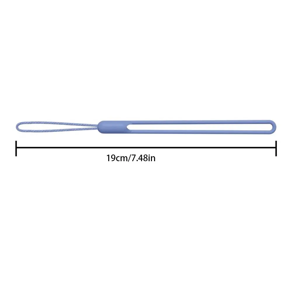حبل قصير للهاتف من السيليكون ، أحزمة سلسلة حافظة للهاتف ، حبل ناعم مضاد للضياع ، موضة عالمية