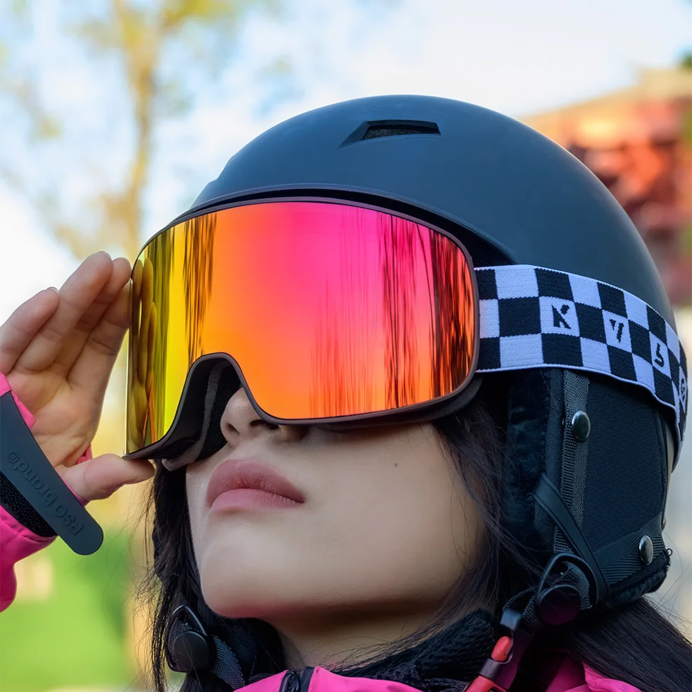 Karos Double Layer Anti-Fog Skiing Goggles UV Winter Snow Ski Sports Glasses Men Women Teen Best Gift for Christmas and New Year