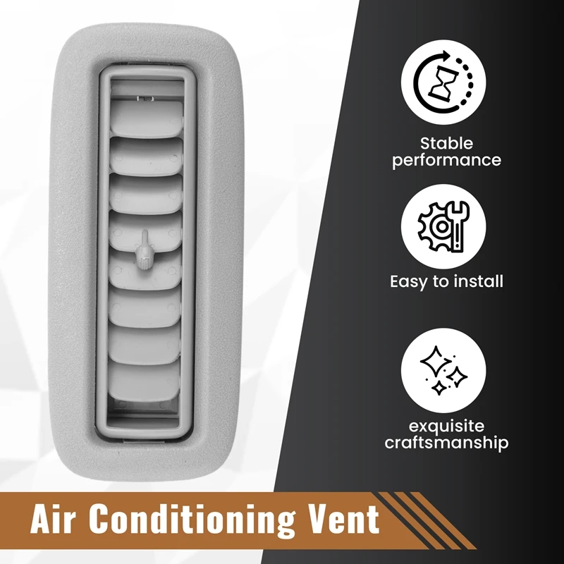

tuyere Gray Car Roof Top Side Air Conditioning Vent A/C Panel Grille Cover for V93 V97 Montero V95 V98 V87