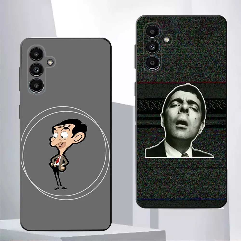 Funny Mr B-BeanS Phone Case For Samsung Galaxy A13,A21s,A22,A31,A32,A52,A53,A71,A80,A91 Soft Black Phone Cover