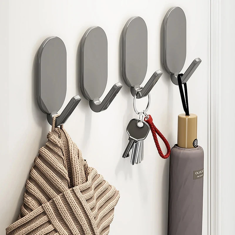 5 יחידות תליות דביקות חזקות עם תליה עצמית למפתחות, מעילים, תיקים, תליות לאמבטיה, מטבח, דלתות, תליות למגבות ואביזרים