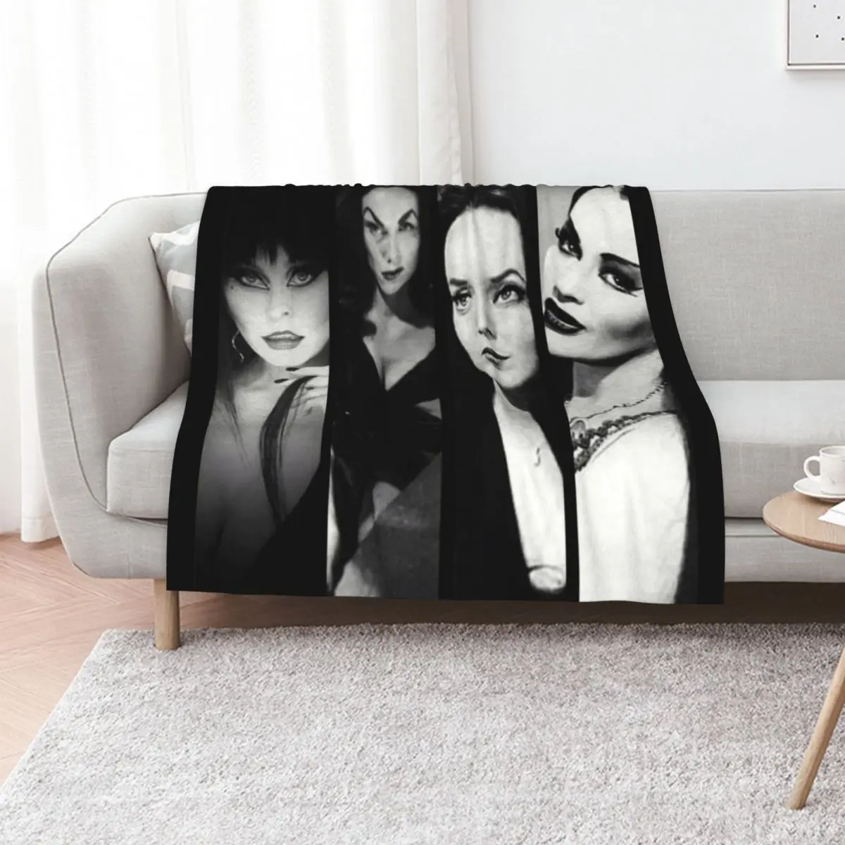 

GOTH QUEENS Throw Blanket blankets ands Luxury Brand Plaid on the sofa Bed Fashionable Blankets