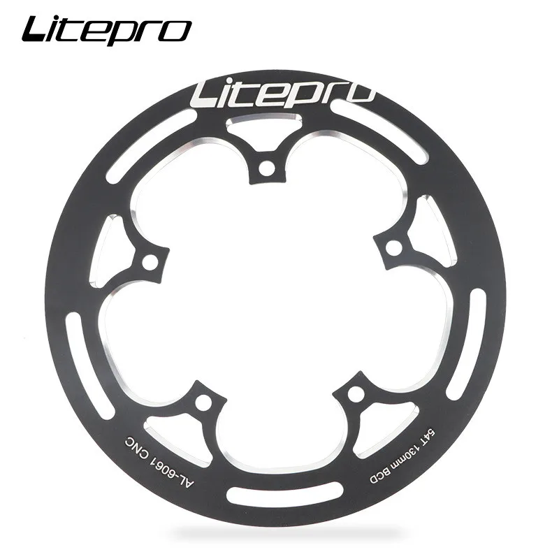 Liteproelite Bicycle Chainwheel Protector 52T 53T 54T Chainwheel Guard Plate For 130BCD Crank Sprocket