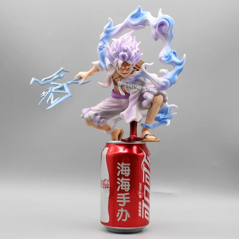 Anime One Piece Figures Sun God Nika Gear 5 Luffy Action Figure Catching Lightning Effects 18cm PVC Model Collection Toys Gifts