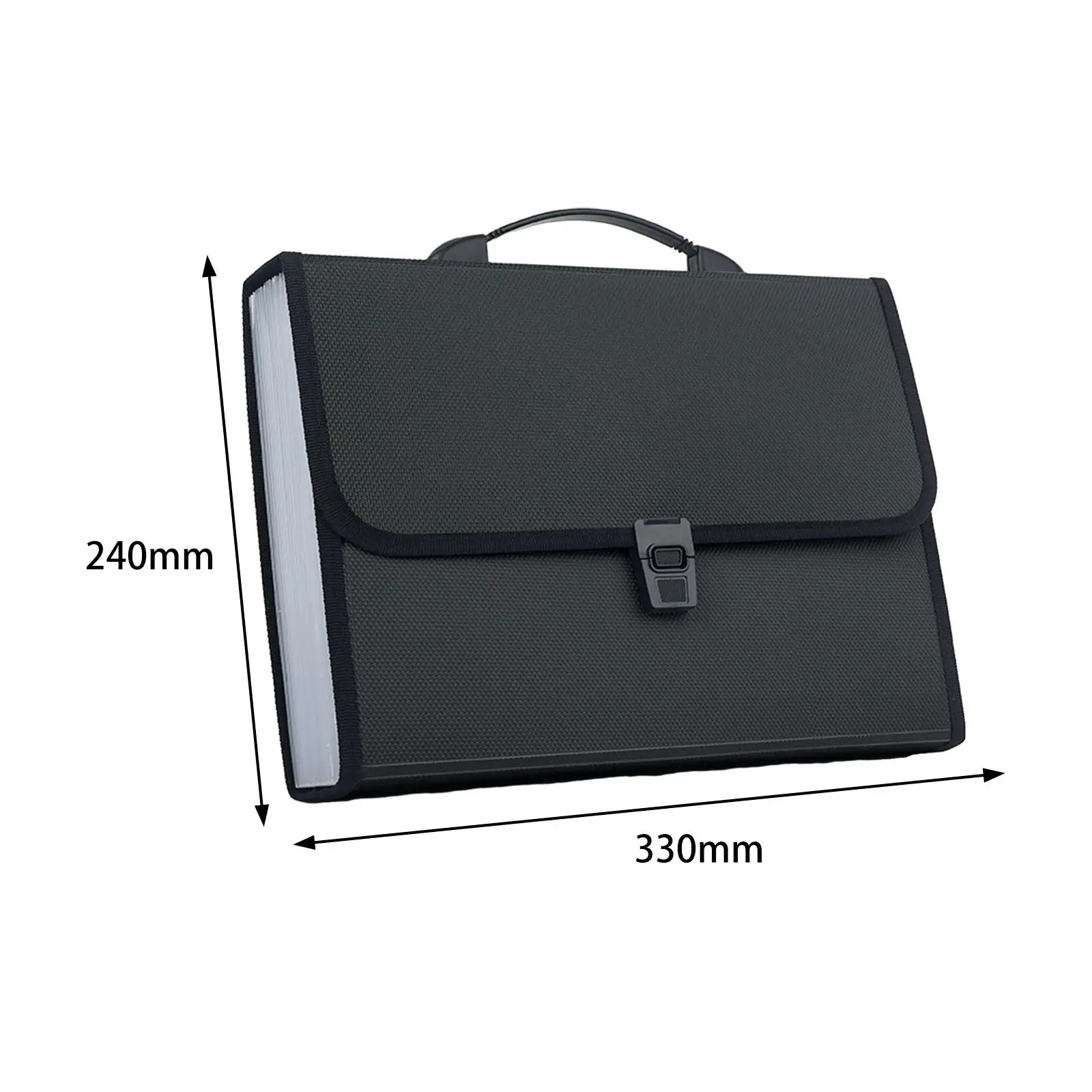 A4 Expandable File Folder with Snap Closure Paperwork Folder Wallet Document Organizer Paper Document Receipt Organizer for Home