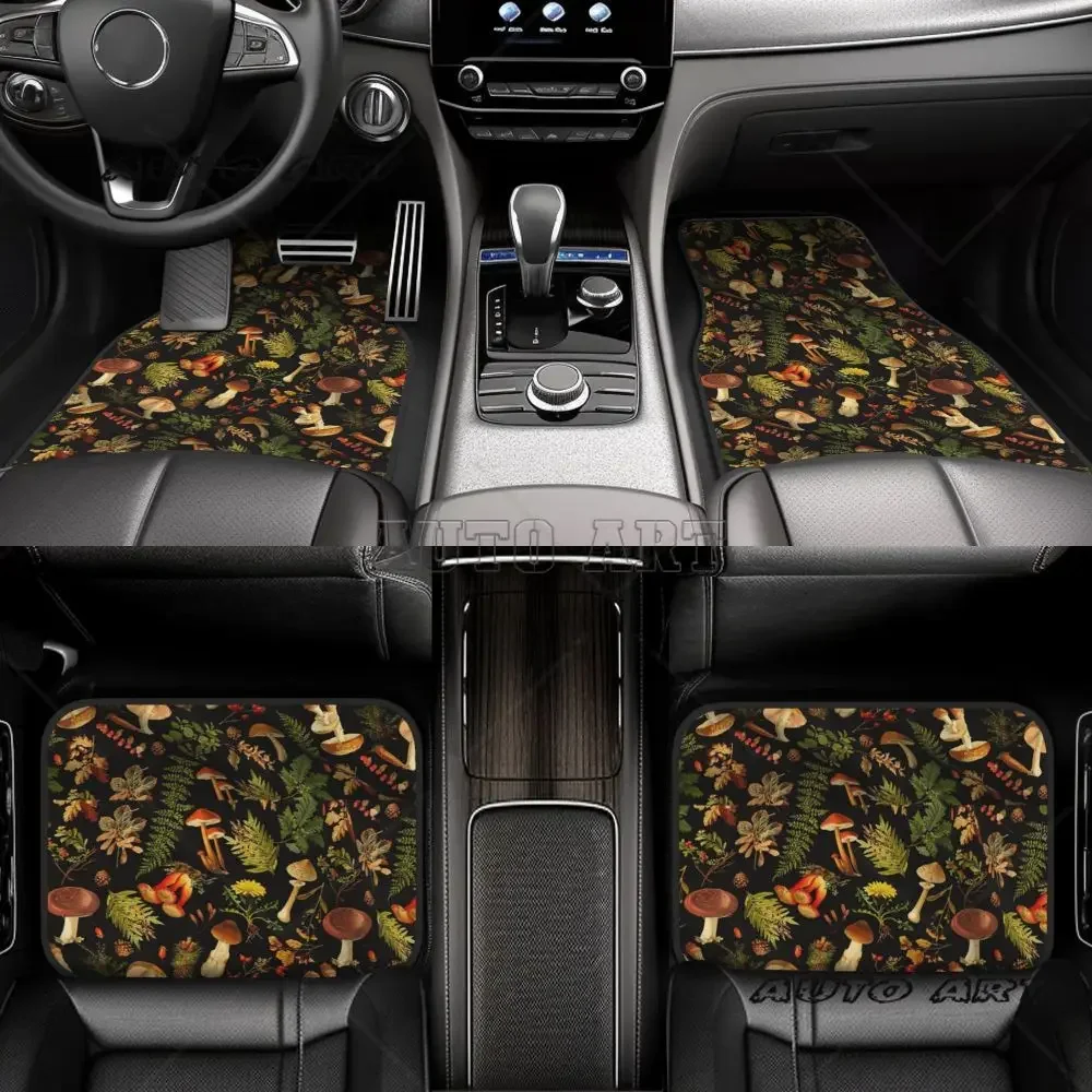 

Милый грибной автомобильный коврик, 4 шт., универсальная модель, противообрастающий и водопоглощающий автомобильный коврик, противоскользящий коврик