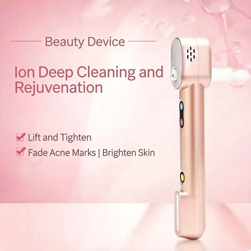 Cold And Hot Ice Hammer Plasma Introduction Device For Facial Beauty, Reducing Acne Scars And Shrinking Pores