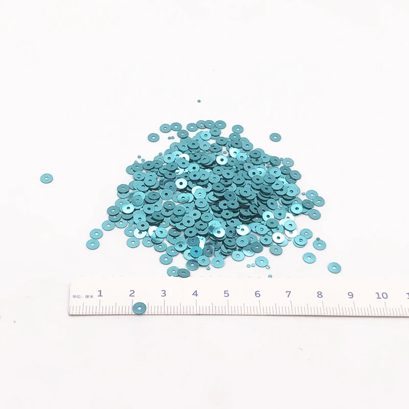Lentejuelas redondas de 5g/4mm para manualidades, Costura con purpurina, decoración artesanal, confeti, accesorios de lentejuelas