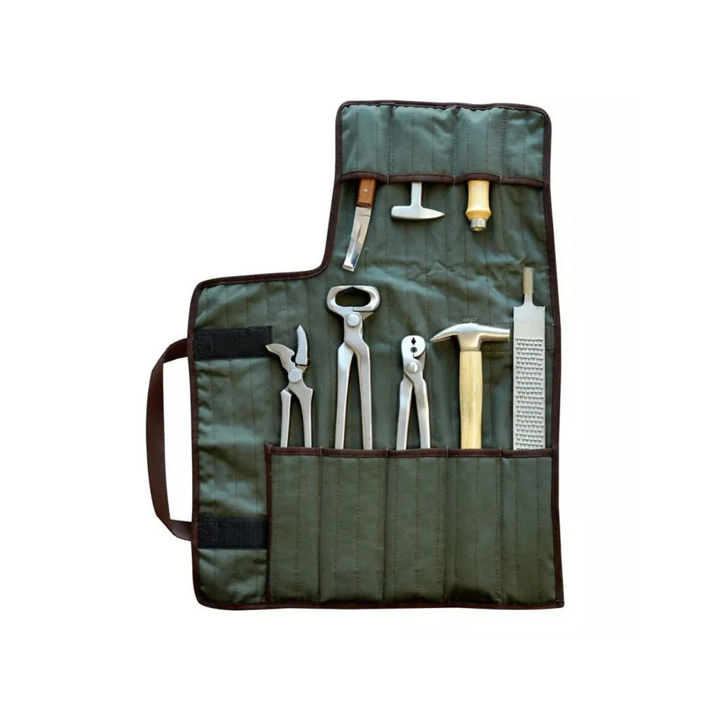 Kit de Herramientas de Herrería Profesional Completo para Dueños de Caballos y Cuidadores, Herramientas Reutilizables de Acero Inoxidable de Alta Calidad Veterinaria