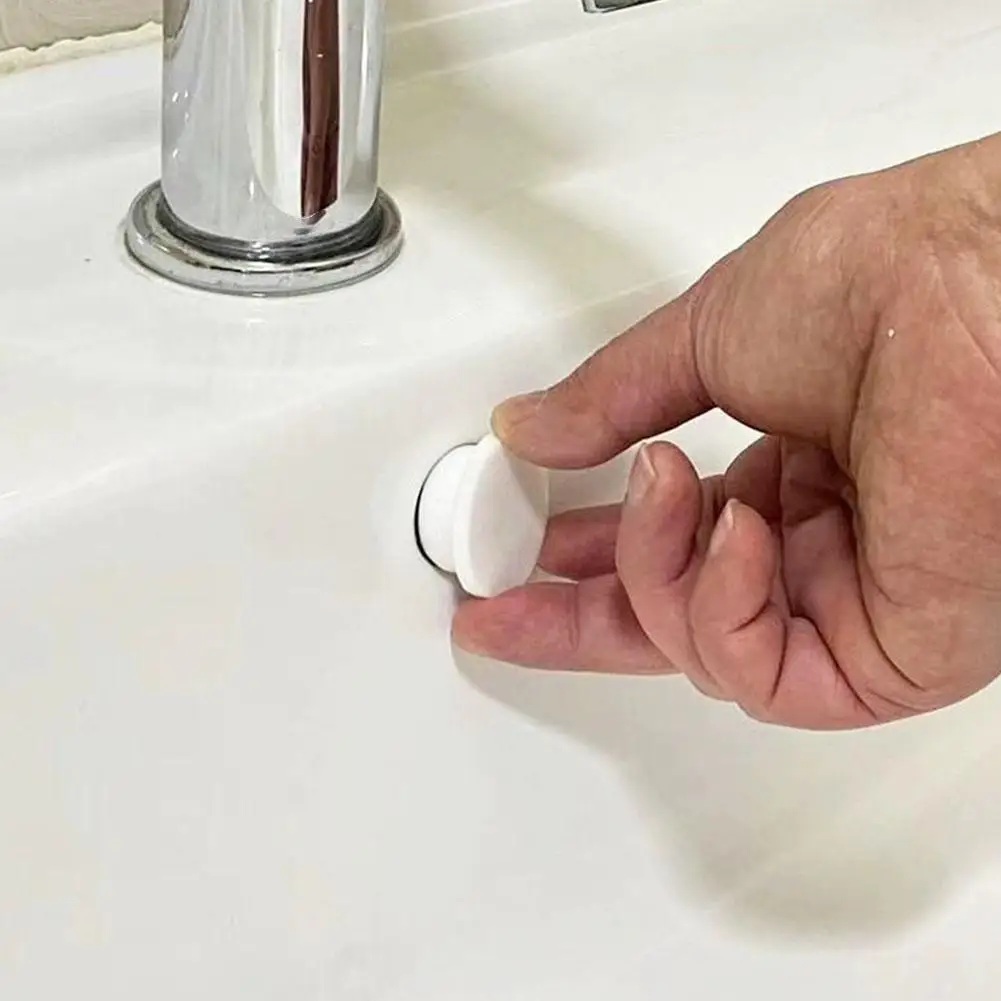 Wash Basin Overflow Cover Kitchen Bathroom Sink Hole Wash Basin Plug Overflow Ring Kitchen Sink Washbasin Drain Seal Stopper