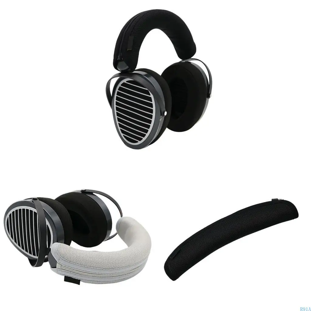 R91A سماعة رأس سماء الرأس وسادة السوستة القماش التثبيت لنسخة XS