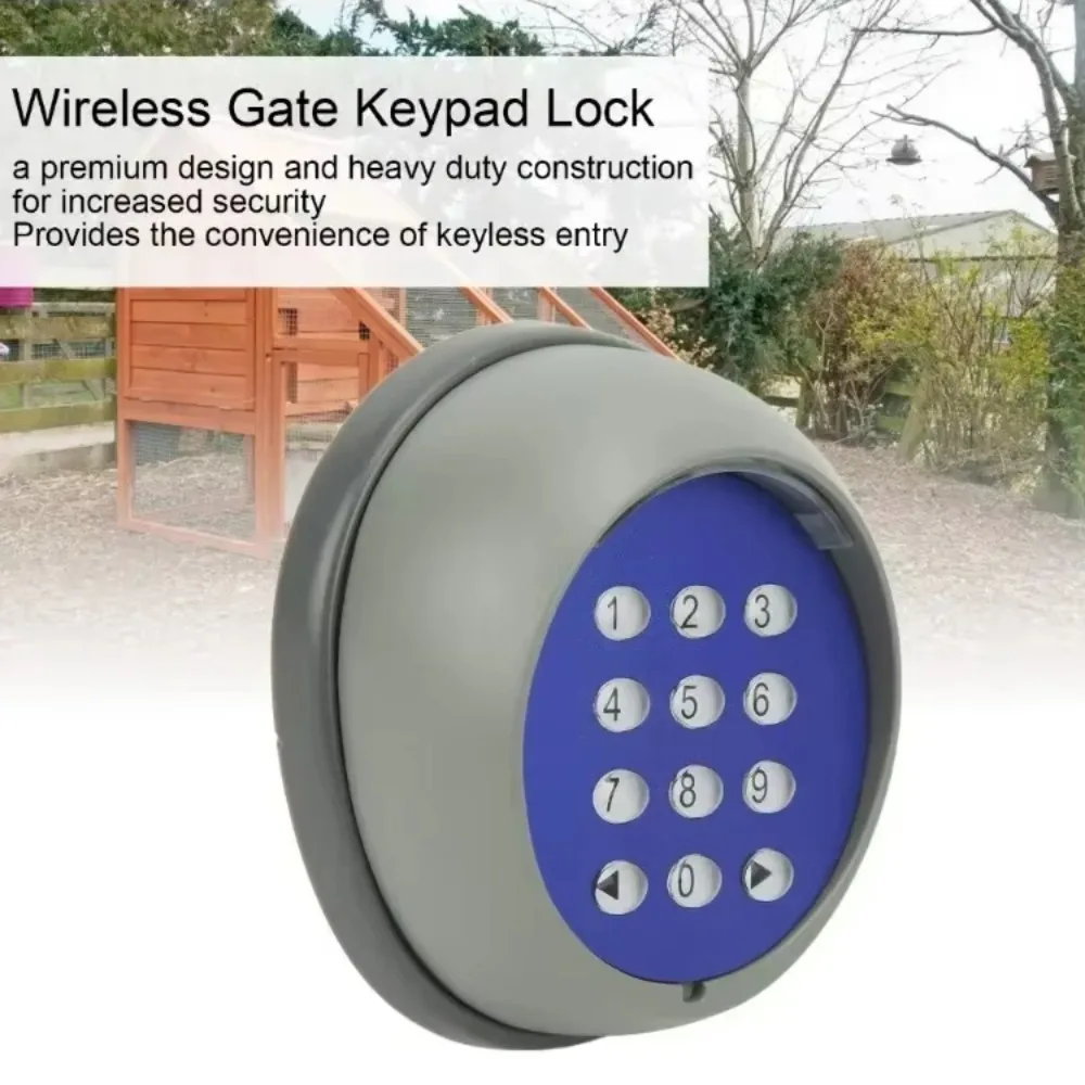 

Poultry Chicken Coop Automatic Door Wireless Combination Lock Automatic Door Combination Lock (Ships with Built-in Battery)