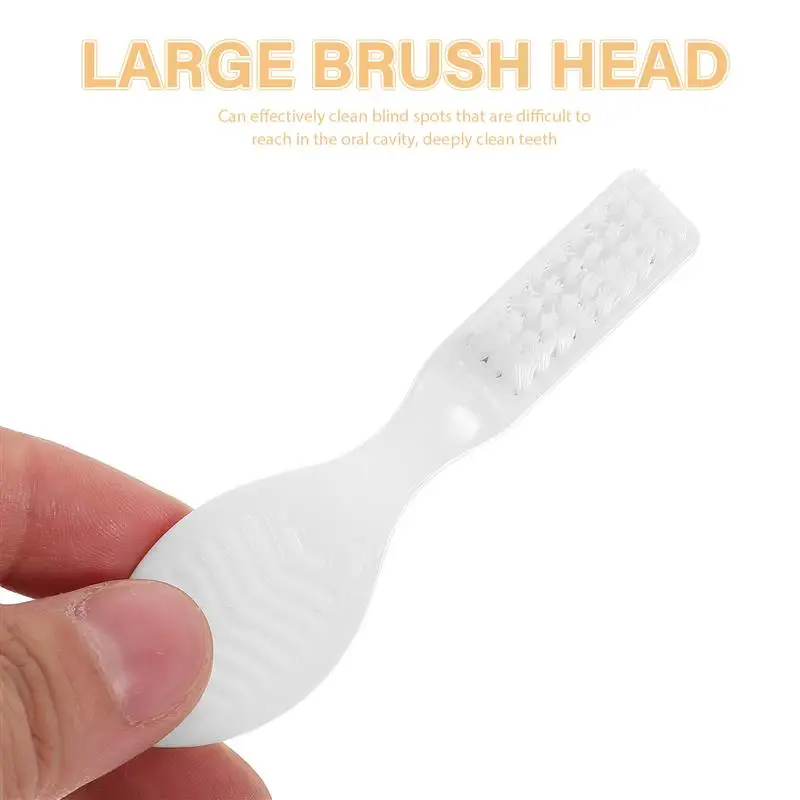 10pcs Handheld Toothbrush Tiny Soft Toothbrush Plastic Nylon Toothbrush With Short Teeth Cleaning Brush Oral Teeth Cleaner