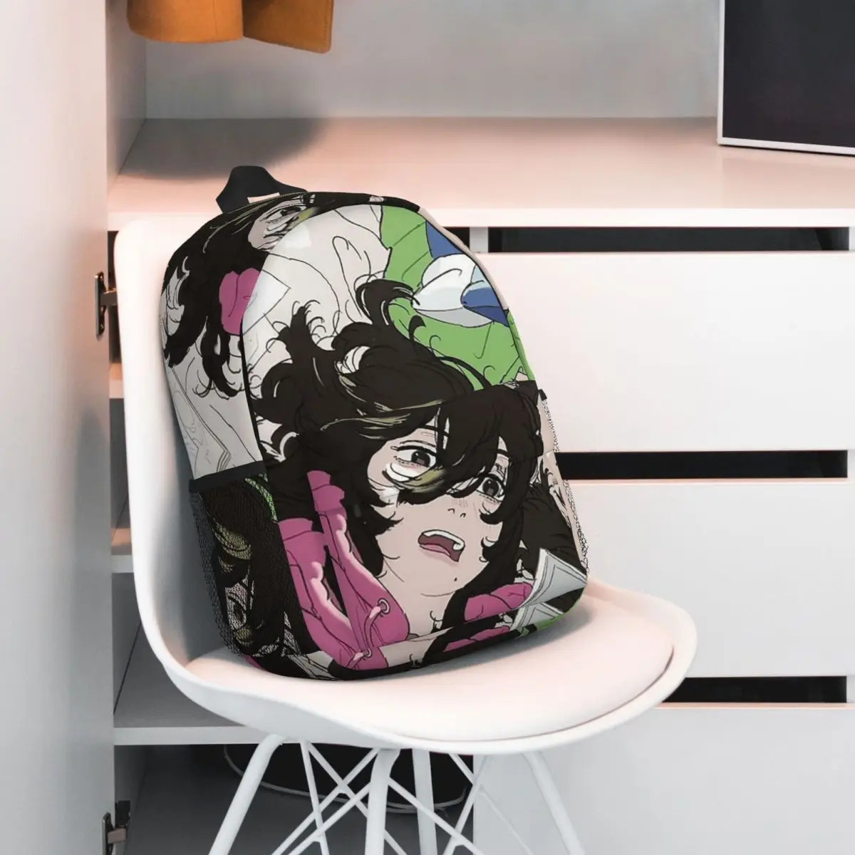 Look Back Anime Backpack Student BookBag Children School Bag Laptop Shoulder Bags for Boys Girls
