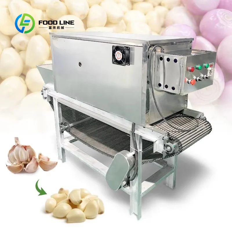 Manufacture Peeler Food Processor  Peladora De Ajo Industriales Mini Onion Peel Removing Machine and Garlic