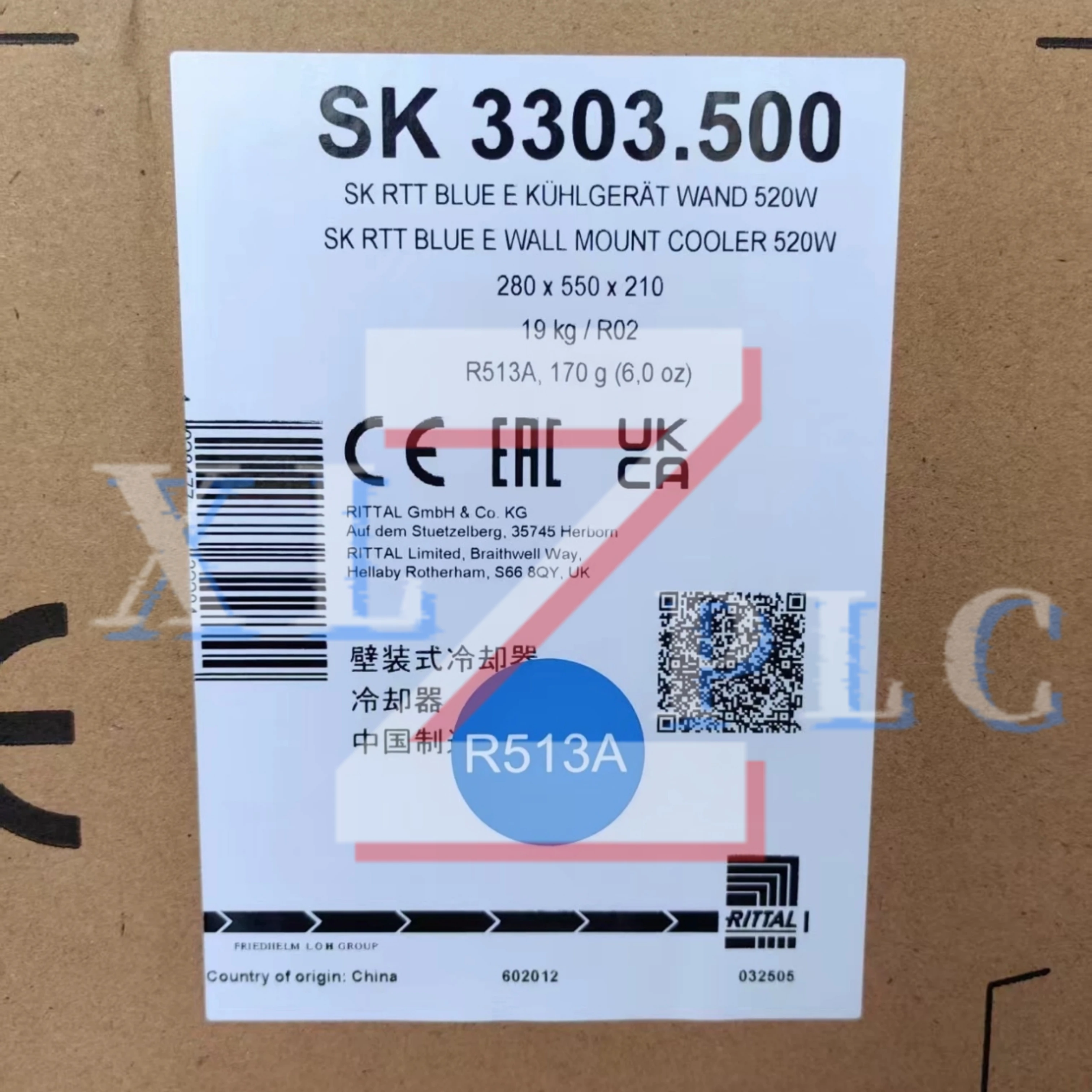 تسليم سريع SK3303.500 تكييف هواء خزانة SK 3303500 أصلي أصلي