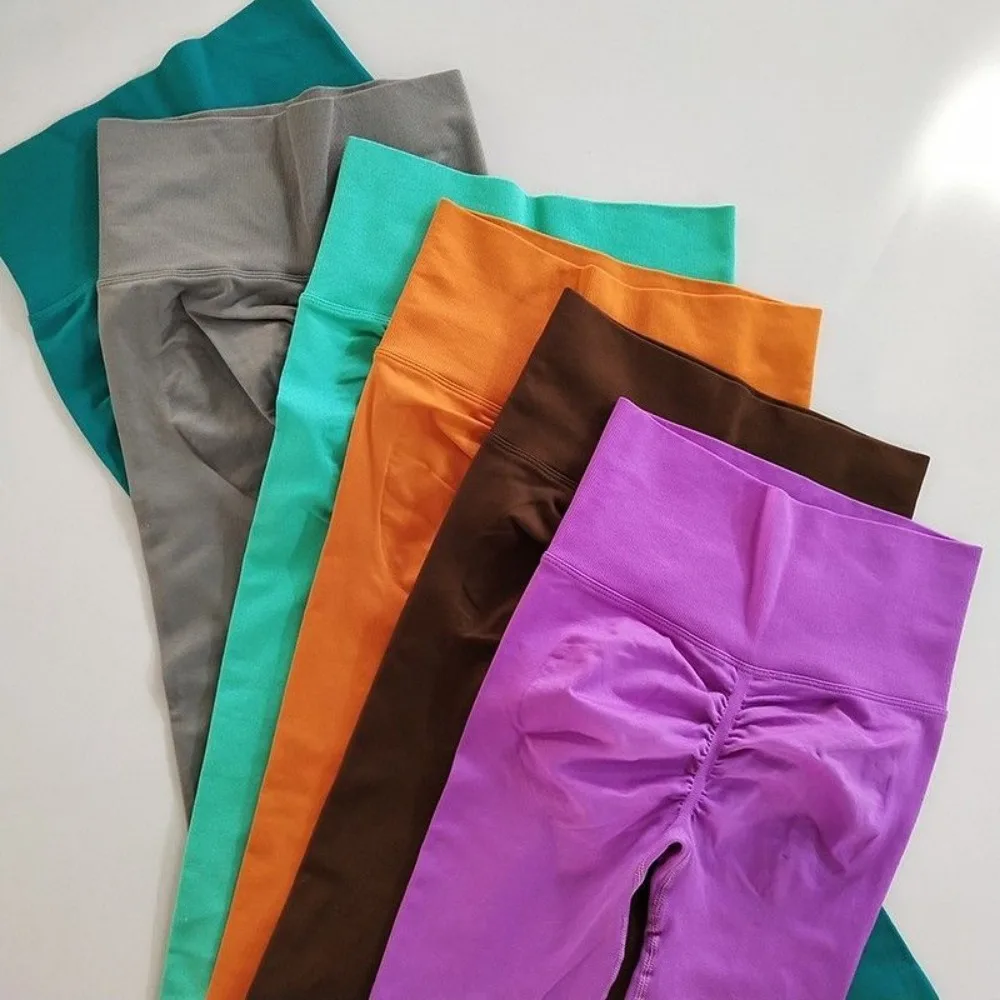 Pantalones de cadera de melocotón para mujer, entrepierna abierta Invisible, Leggings de Yoga, cintura alta, medias deportivas adelgazantes, pantalones de gimnasio para Fitness, al aire libre