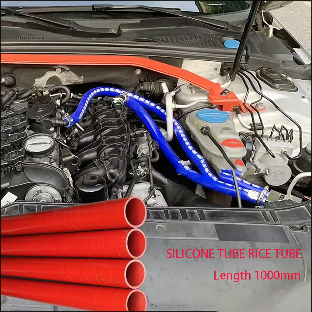 

Car modification silicone hose Meter pipe Intercooler intake pipe with cloth silicone hose Turbocharged intake pipe leng1000mm