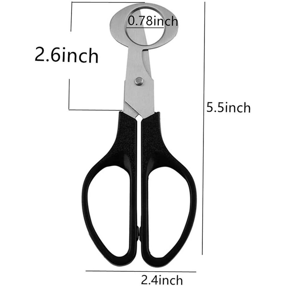

AT44-10PCS Egg Scissors Quail Egg Shell Cutters Separator Small Quail Egg Cracker Quail Scissors Opener Cigar Cutter