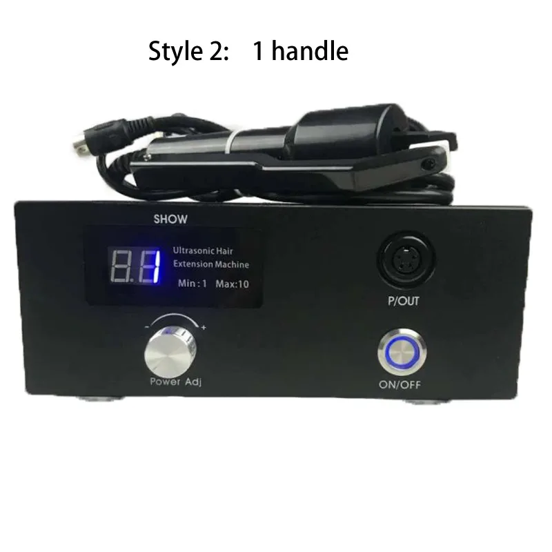 Ultrasonic Cold Fusion Keratin Hair Extension Connector Professional Salon Iron Pre-Bonding Extension Machine Hair Clippers Tool