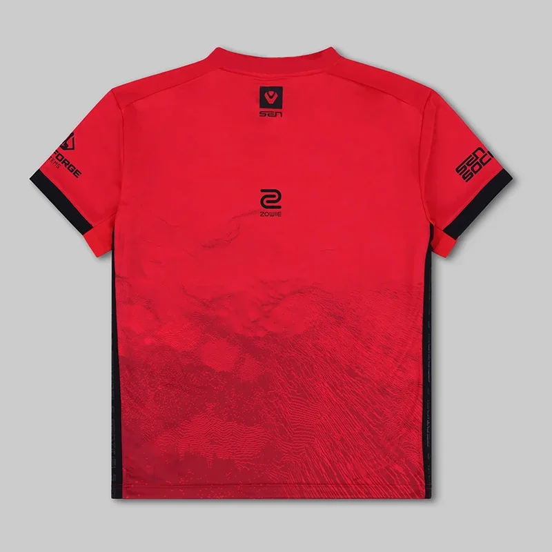 Valorant Sentinels Esports Gaming Uniform Training Short Sleeve T-Shirt Boys O Neck Sweatshirt Running Tops TENZ Tournament Tees
