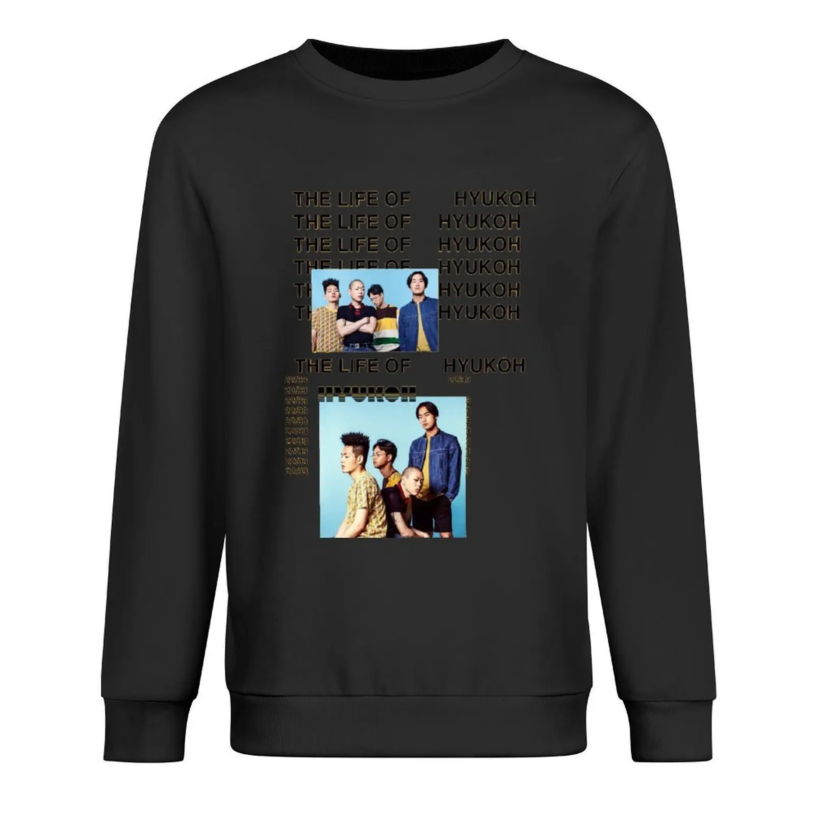 

HYUKOH Pullover graphic t shirts men korean autumn clothes male clothes men's autumn clothes new sweatshirts