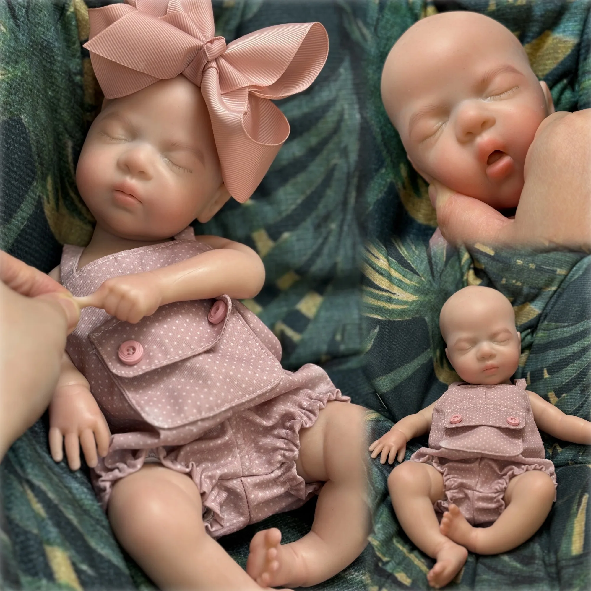 Aizwa1 13 Polegada 33cm Silicone Bebe Reborn Boneca Menina Pode Abrir Boca Boneca Bebê Recém-nascido Para Presentes de Aniversário