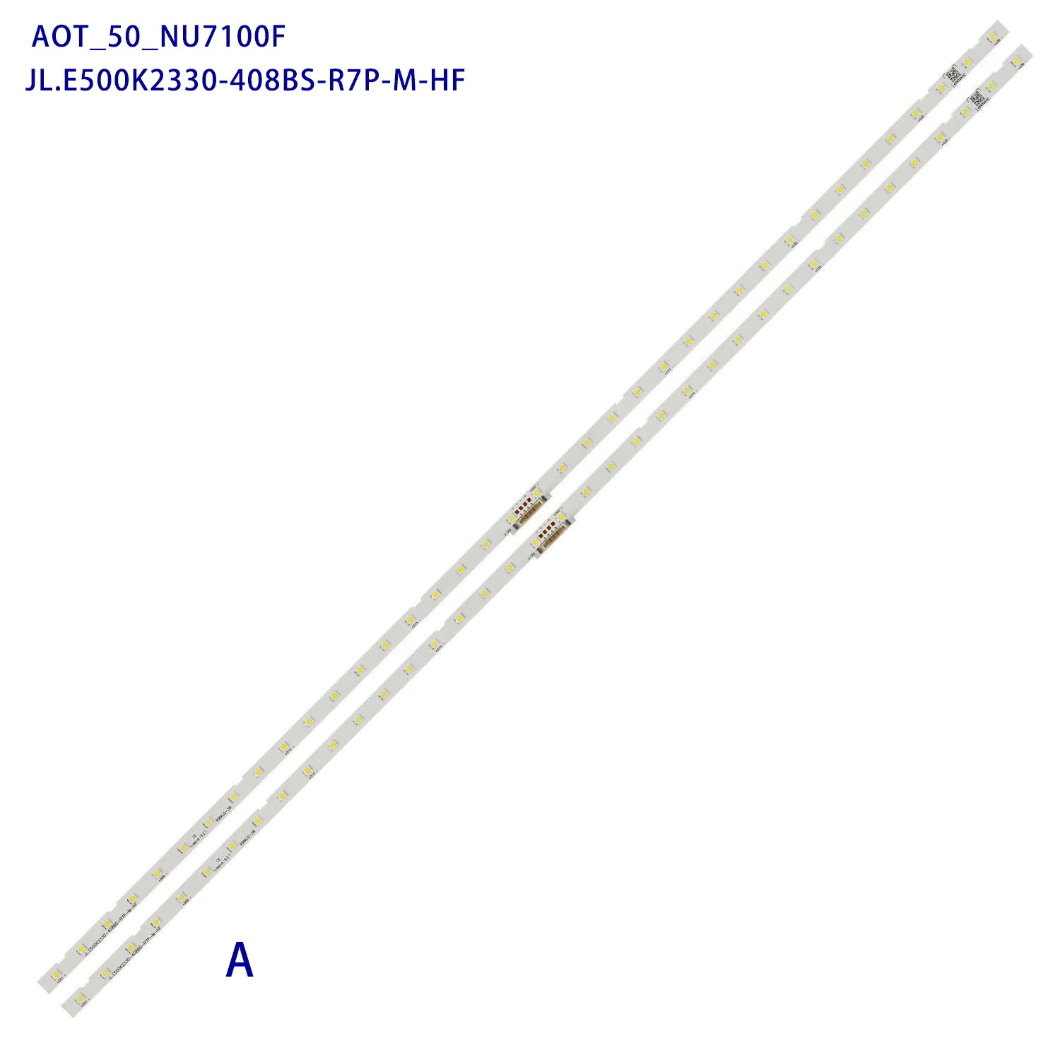 Tira de luces LED, accesorio para Samsung BN96-45952A BN96-45962A UE50NU7100 UE50NU7092U UN50NU7100F 50NU7100 UN50NU7400, V8N1-500SM0-R0