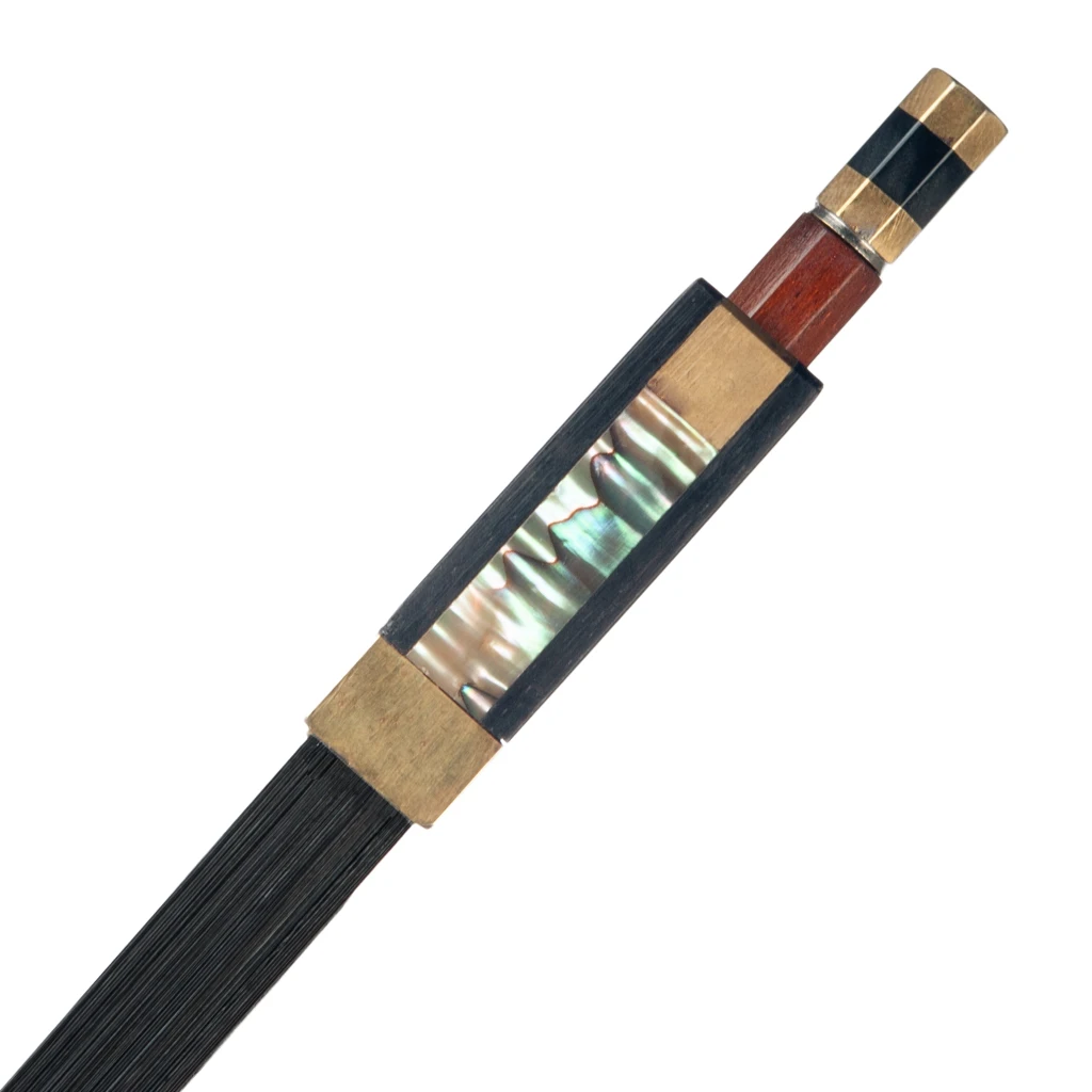 Mugig IPE Wood Violin Bow 4/4 Size IPE Round Stick Violin/Fiddle Bow Durable And Well Balance Bow Advanced Level