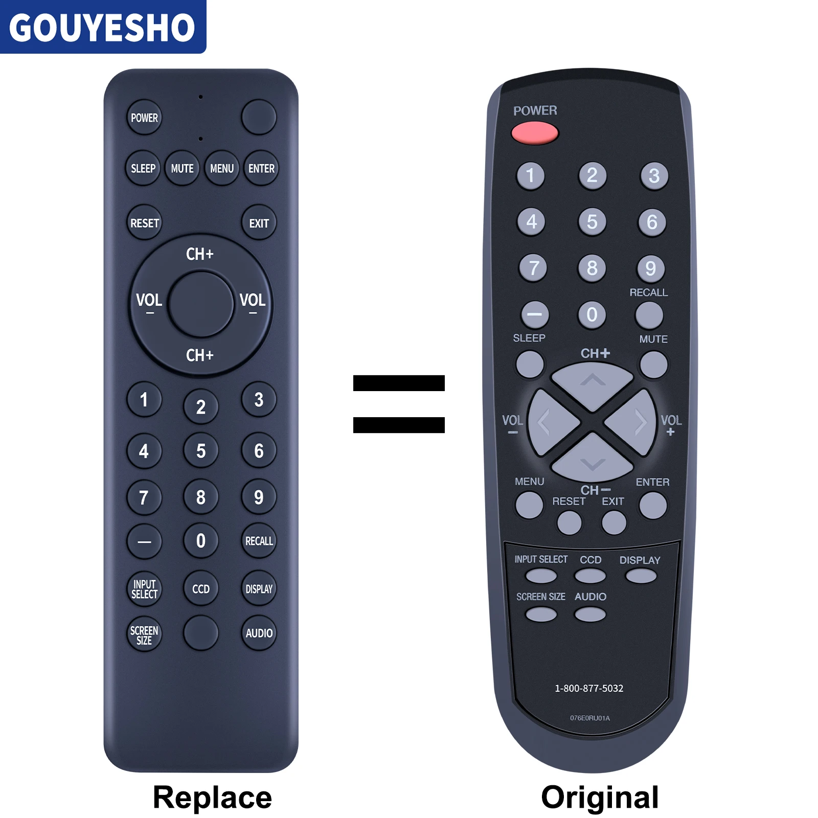 

New Remote Control for SANYO 076E0RU011 LCD/HD TV 076E0RU01A
