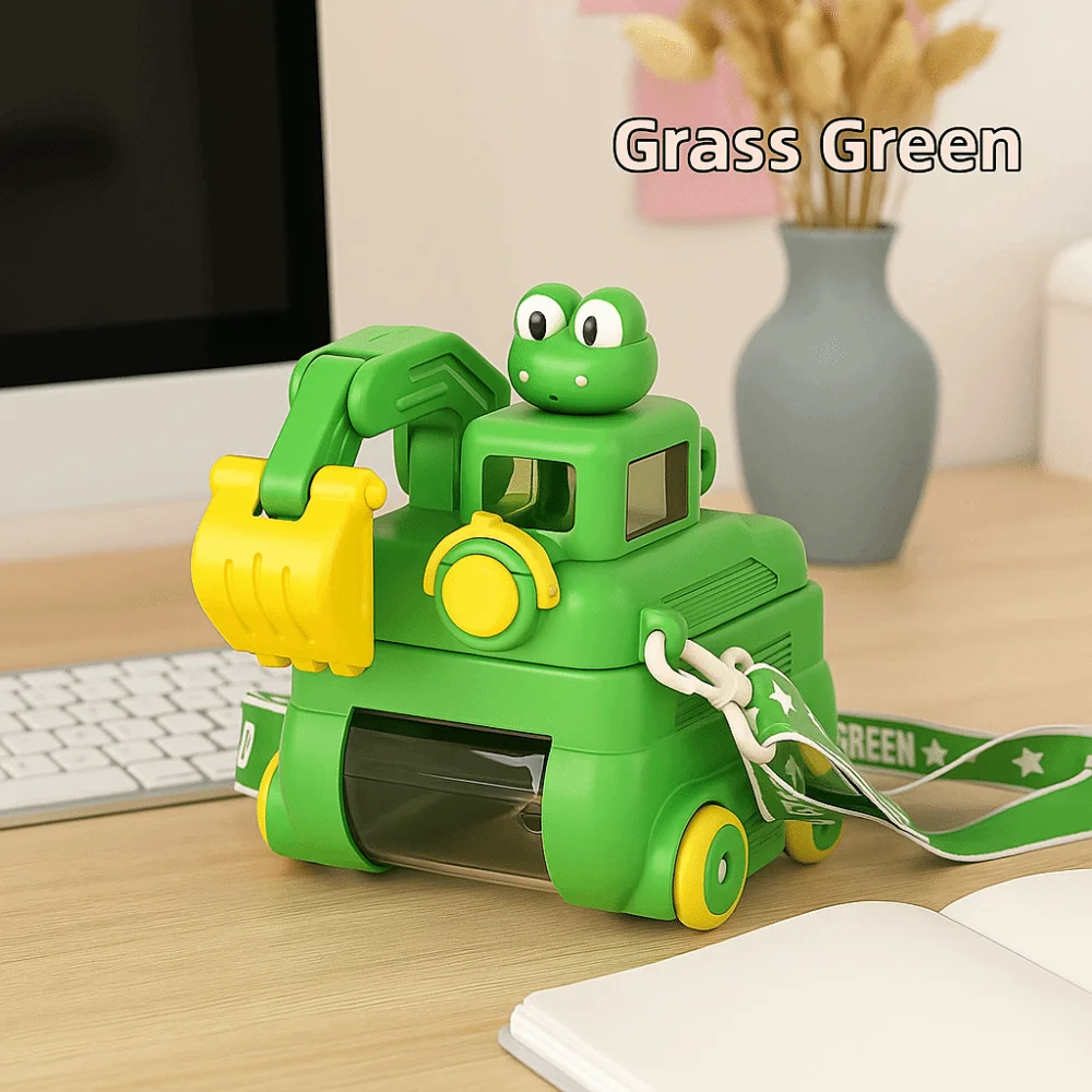 ドリンクウェア漏れ防止車用ウォーターカップ高外観漫画バウンスケトル-500-ミリリットルプラスチック飲料水ジャグ屋外用