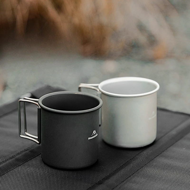 Outdoor Mugs, Aluminum Alloy Water Goblets, Foldable Camping Ustensiles, Camping Tasses Cup Coffee Mugs Coffee Cups