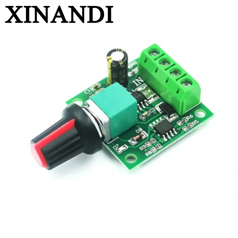 

DC 1.8V 3V 5V 6V 12V 2A PWM Motor Speed Controller Low Voltage Motor Speed Controller PWM 0~100% Adjustable Drive Module