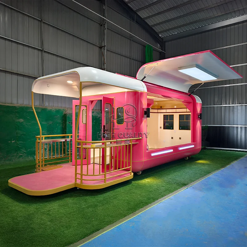 Custom BBQ Food Trailer Ideal for Festivals Events and Catering Businesses Kitchen Food Trucks Fully Equipped