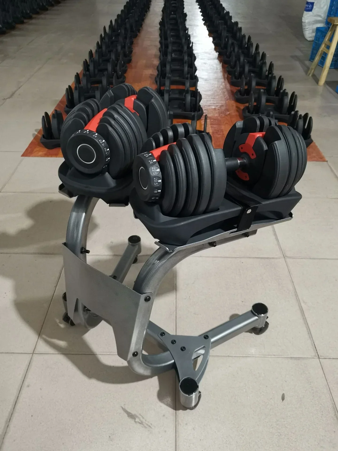 Dumbbell  24kg 40kg Custom Gym Fitness Adjustable Dumbbells for Sale Cheap Mainland China  Fitness Equipment