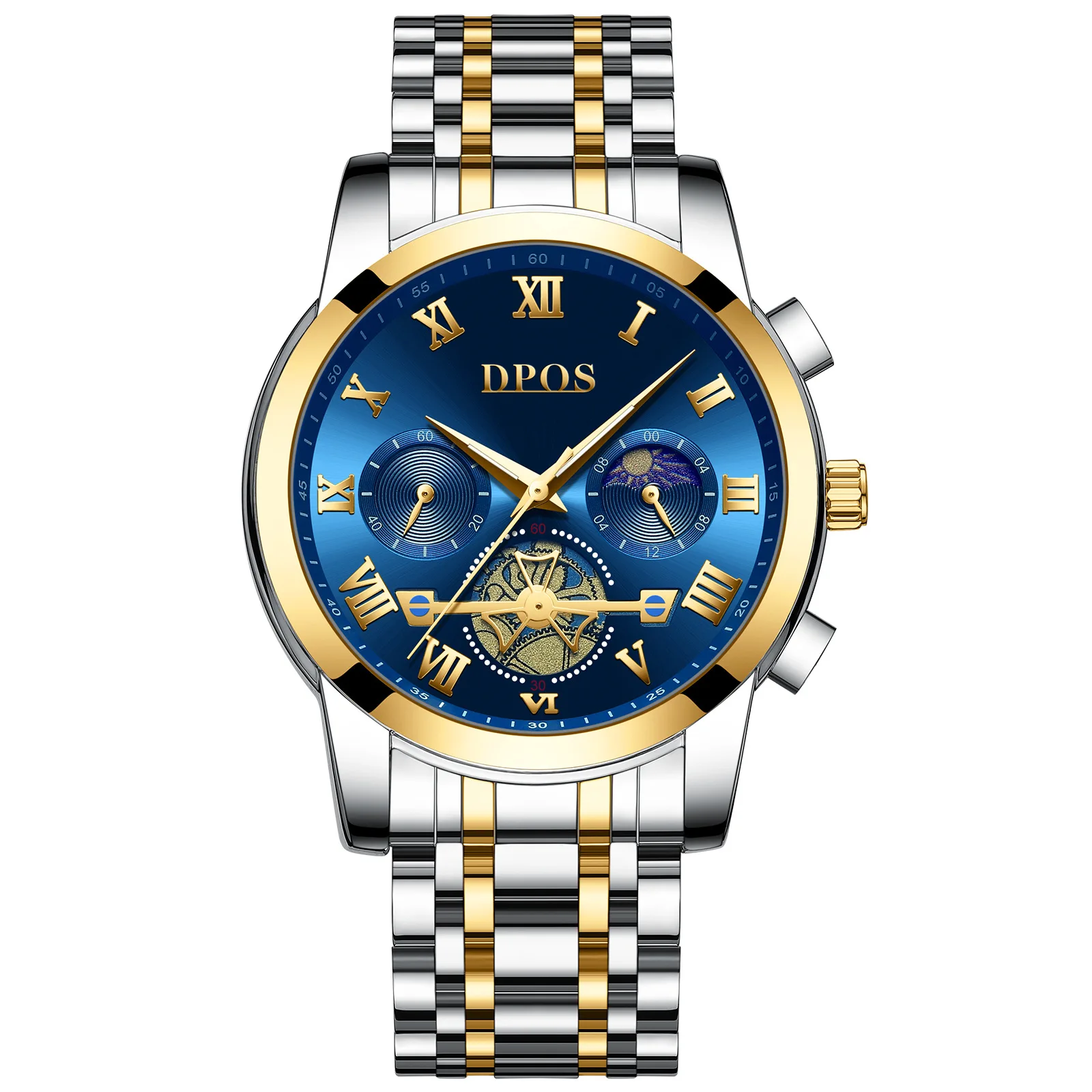 2025 Luxury Mens Quartz Watch Waterproof Multifunction Sport Casual Wristwatch Ready Stock