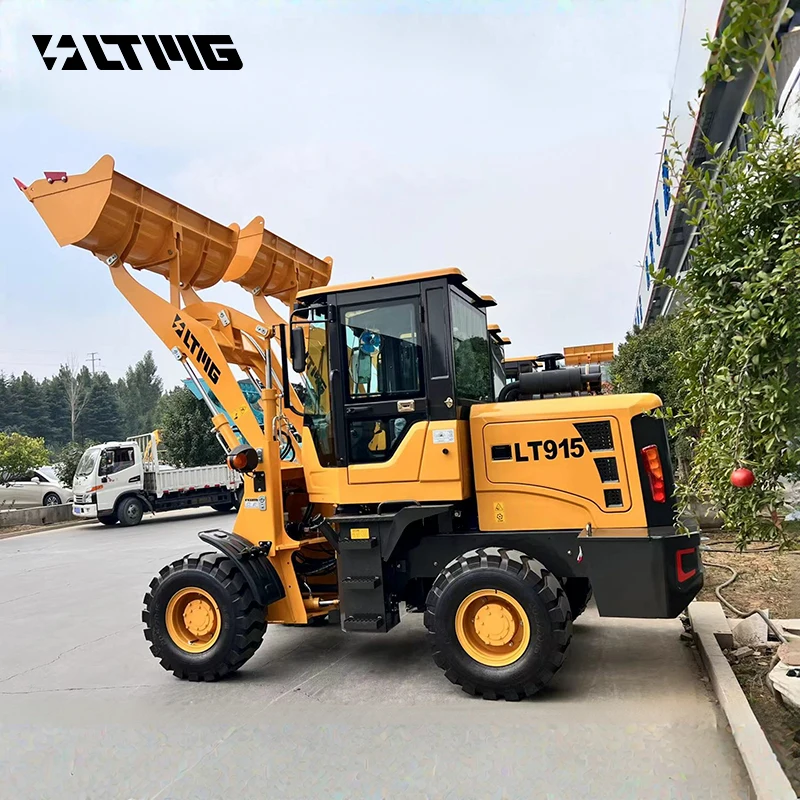 LTMG Cargador Frontal Compact Mini Front Loader 0.8ton1 Ton 2 Ton 1.5 Ton Mini Wheel Loader For Sale