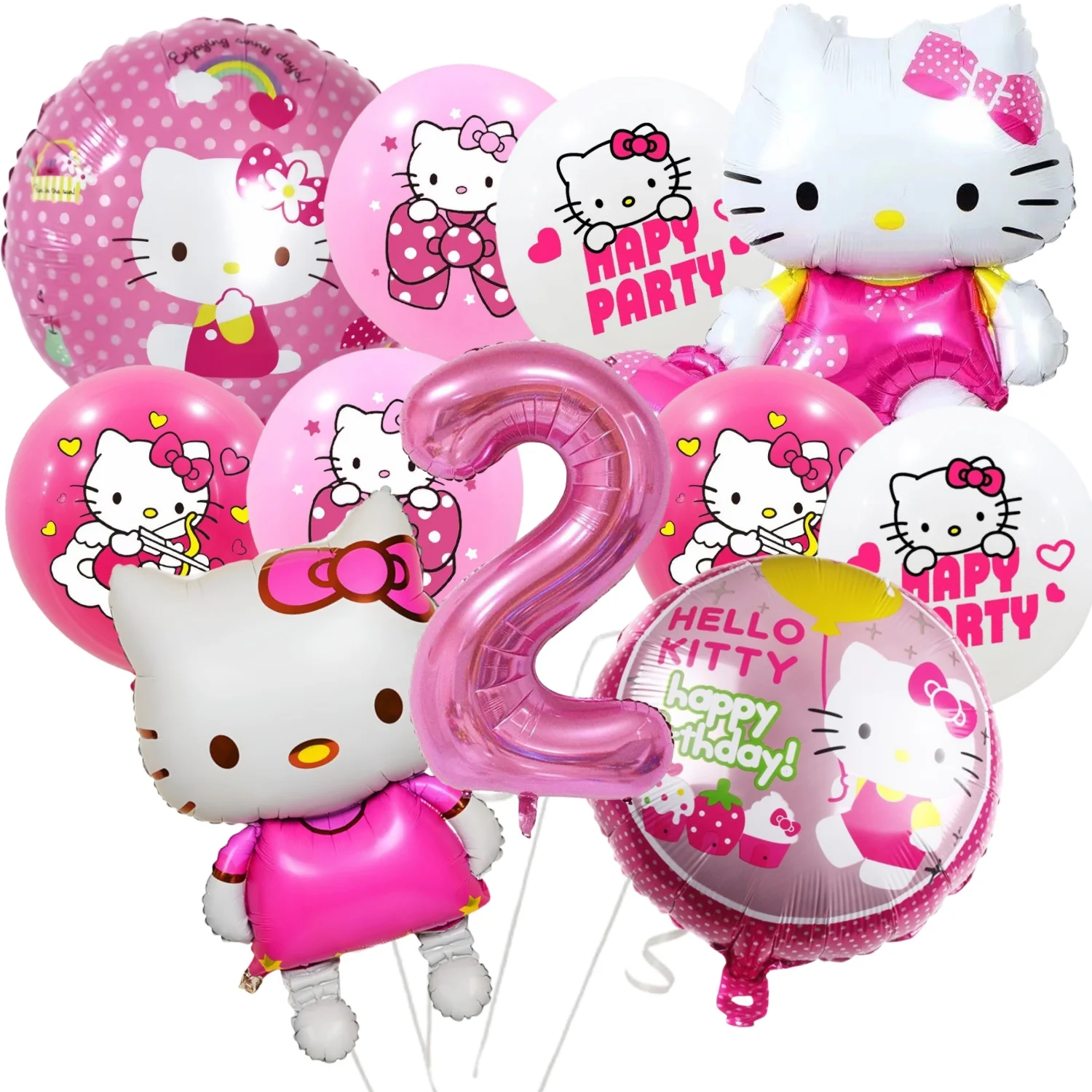 Hello Kitty Verjaardag Decoratie Wegwerp Servies Kitty tafelkleed Party Cup Plaat Servetzakken Babyshower Meisje Feestartikelen