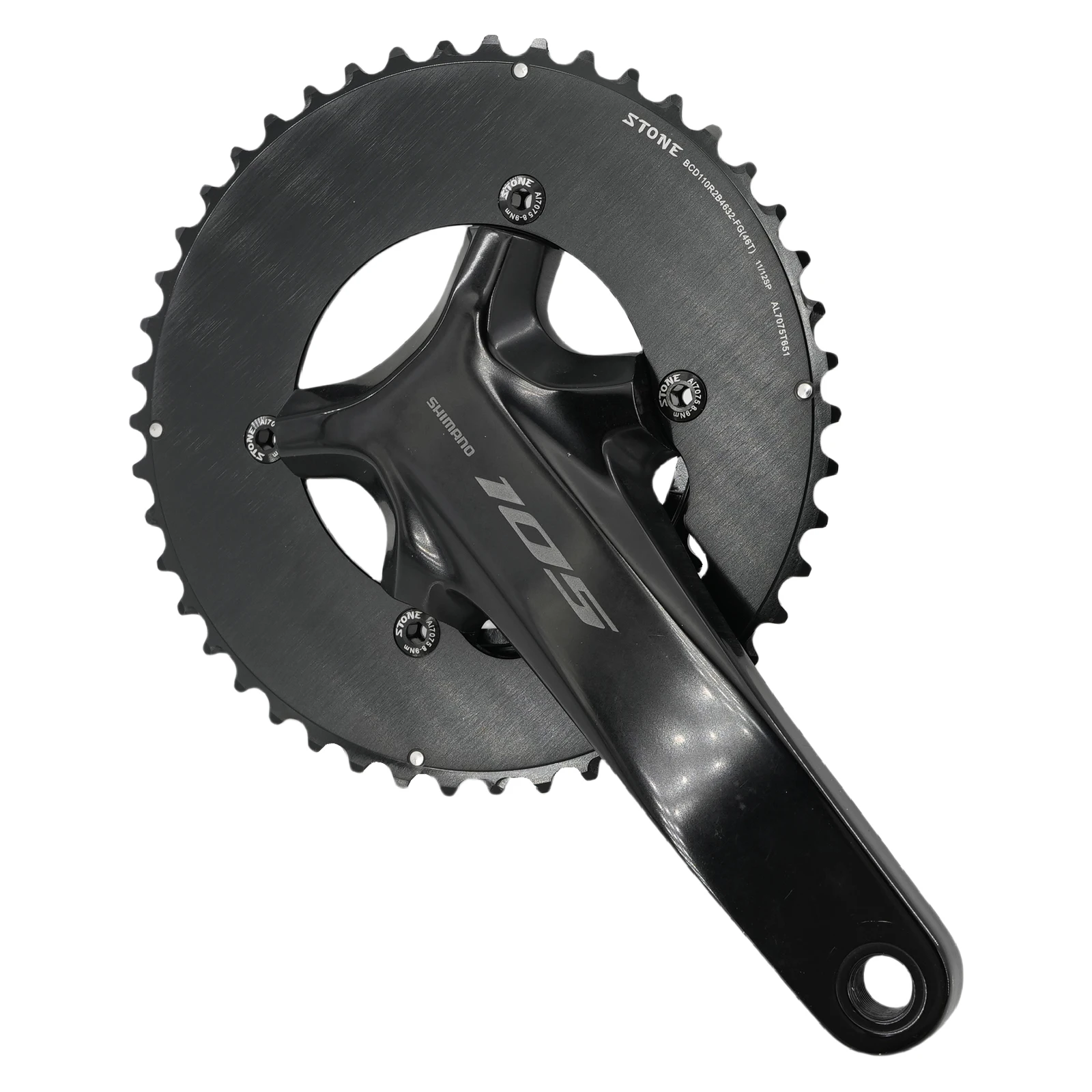 Shimano-ラウンドダブルチェーンリング,shimano 105,r7100,ut r8100,da