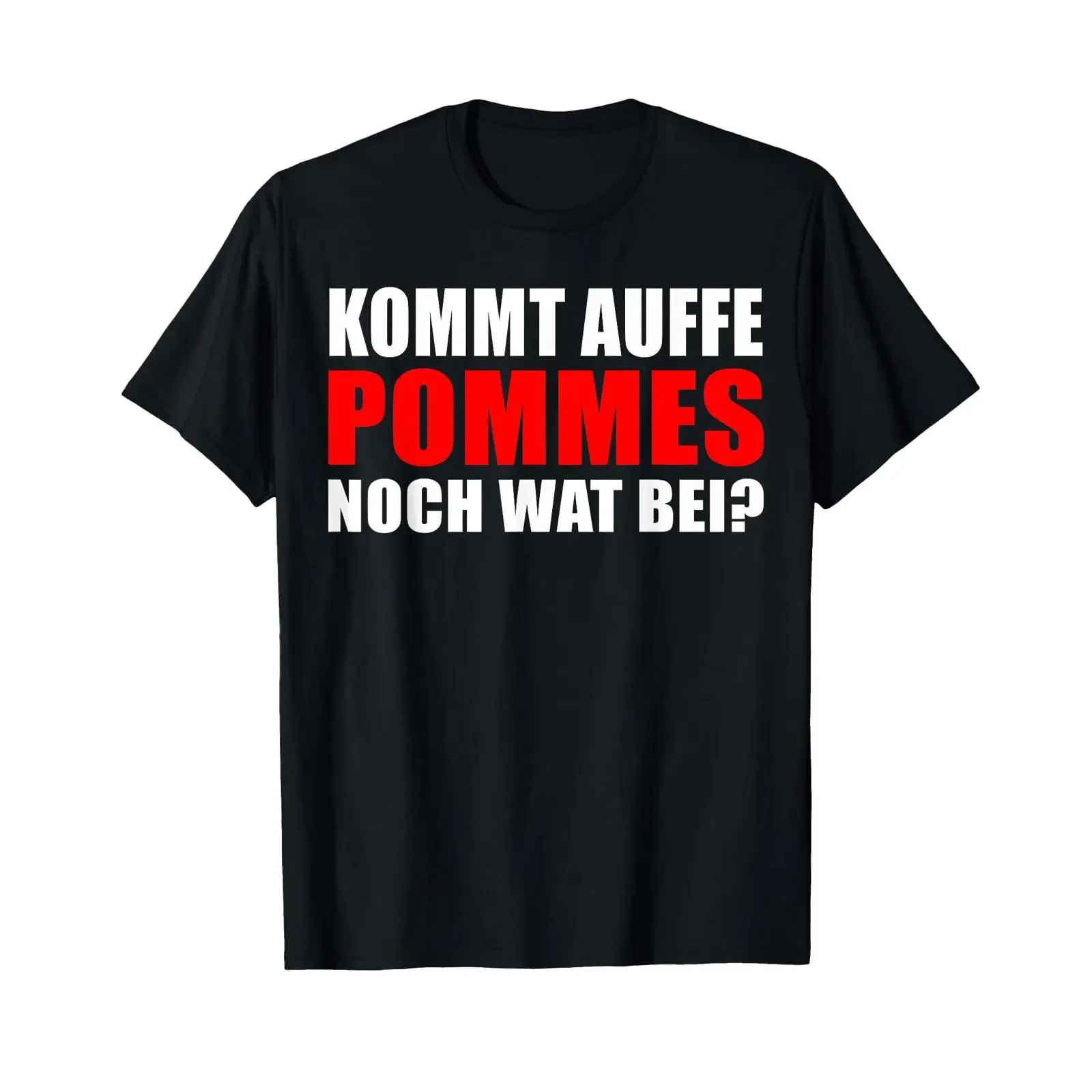 Snack bar vendor CPM Fastfood Ruhrpott design T shirt Men's Adults Black S Short sleeve Classic vintage Washed Stylish