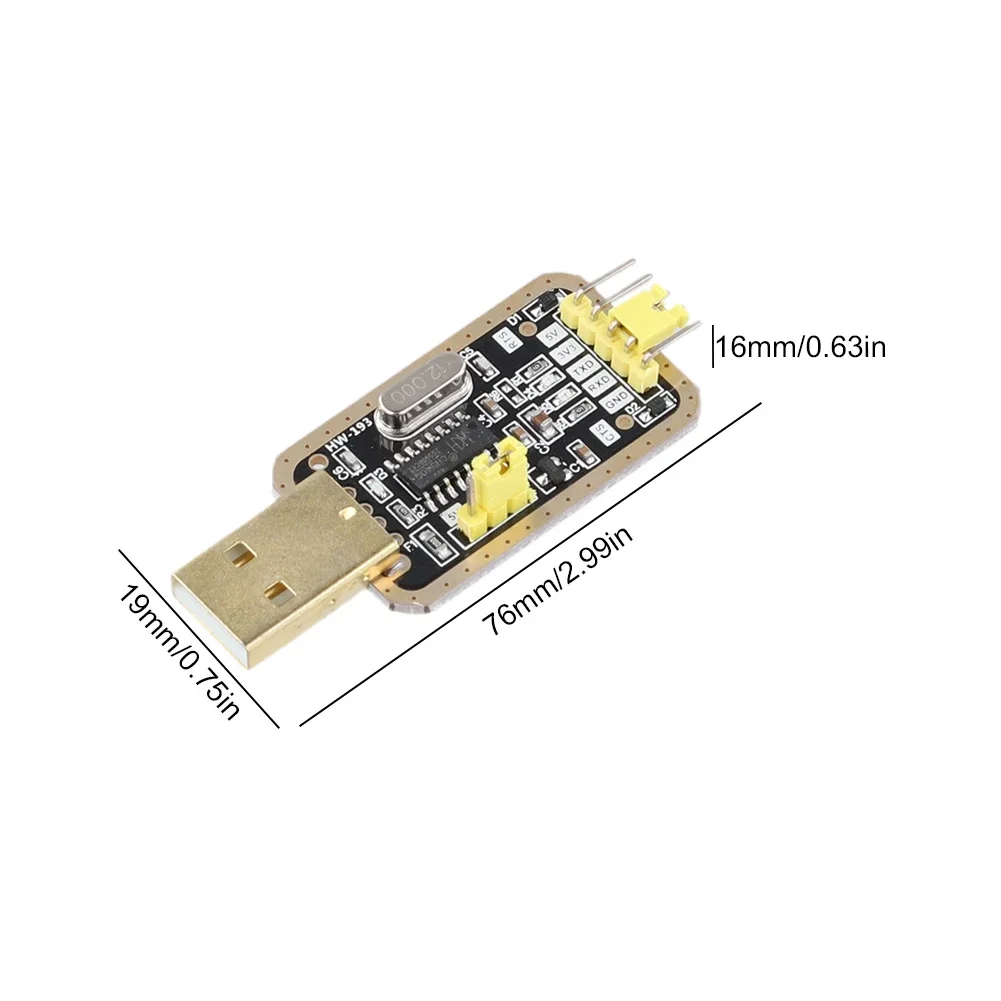 Ch340gシリアルポートモジュール、USBからシリアルポート、rs232、pl2303ではなくttlコンバーター、3.3-5v