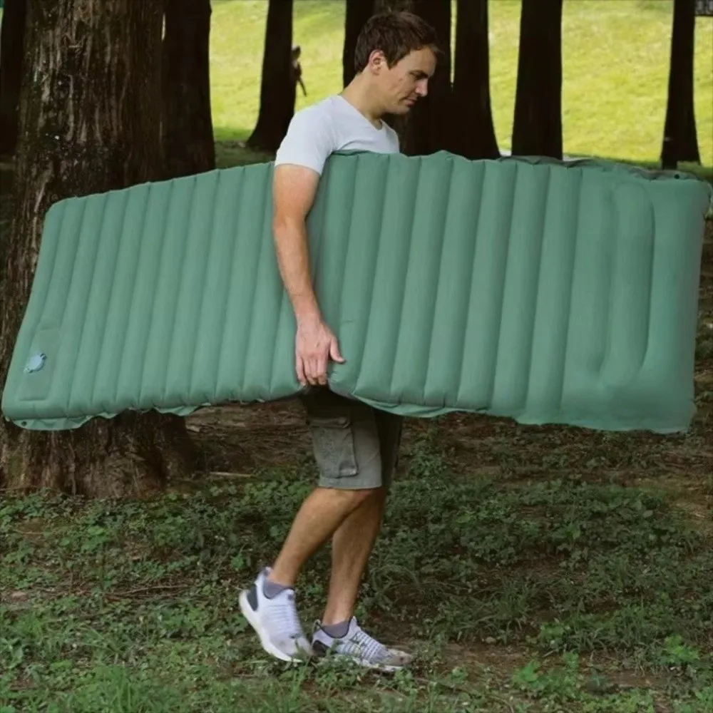 Thicken Sleeping Pad Ultralight Built-in Inflator Pump Camping Mattress Self-inflating Self-inflating Air Mattress Travel