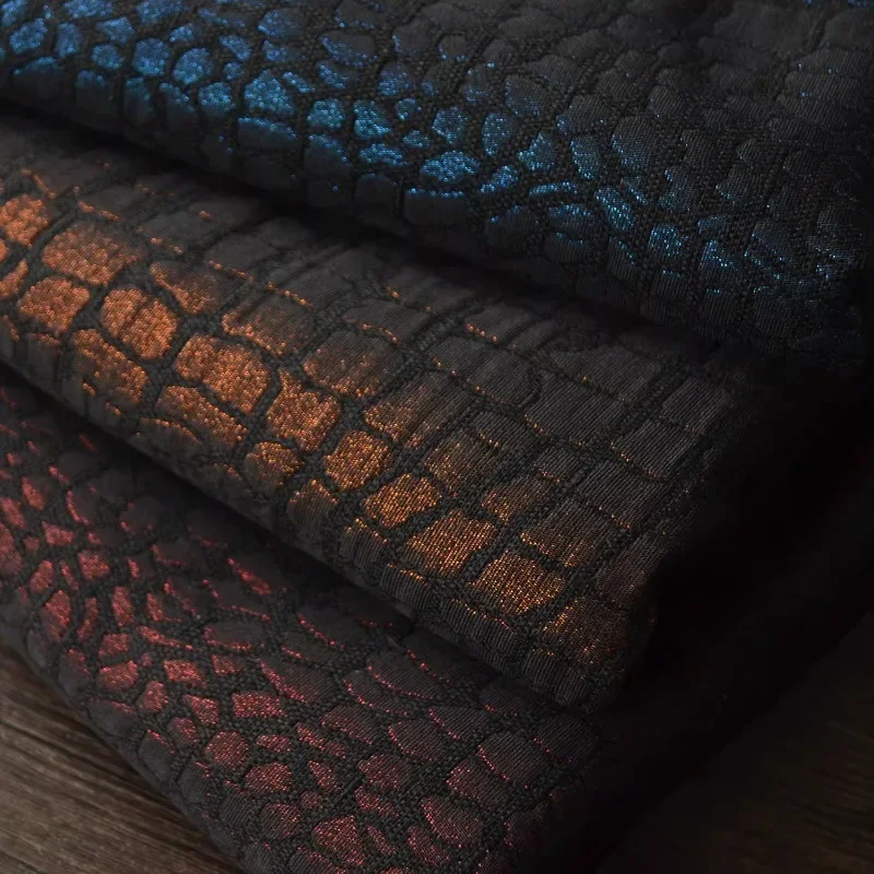 

Парчовая жаккардовая ткань, яркая линия для осенне-зимней одежды, чистый полиэстер, материал, шитье своими руками, оптовая продажа, ткань по метрам