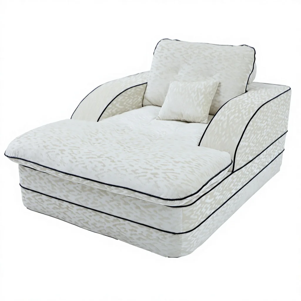 #Compressed Oversized Sofa Bed Set Vacuum Packed Accent Sofa with Contrast Piping Space-Saving for Apartment Living Room