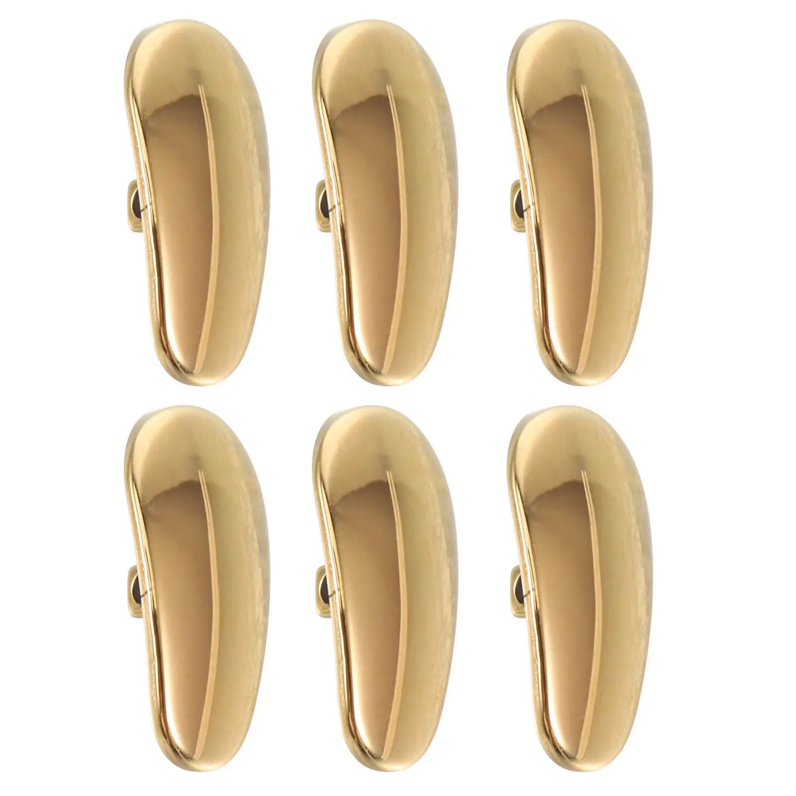 3Pairs Eyeglass Nose Pads Anti Slip Ceramic Glasses Bridge Pads Replacement Non Marking Skin Friendly Stable for Active
