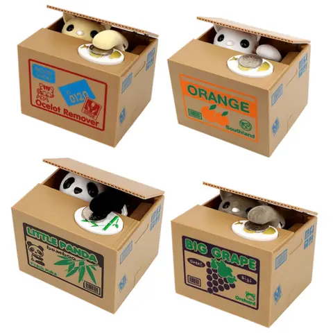 크리 에이 티브 전자 돈 은행 먹는 돈 고양이 돈 은행 귀여운 장난감 어린이 선물 동전 저축 데스크탑 장식